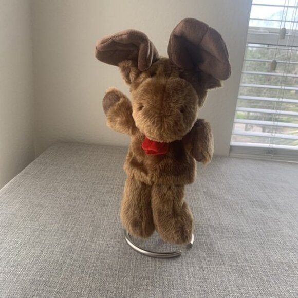 Moose Hand Puppet / Golf Club Head Cover Stuffed Full Body Plush - Picture 2 of 5